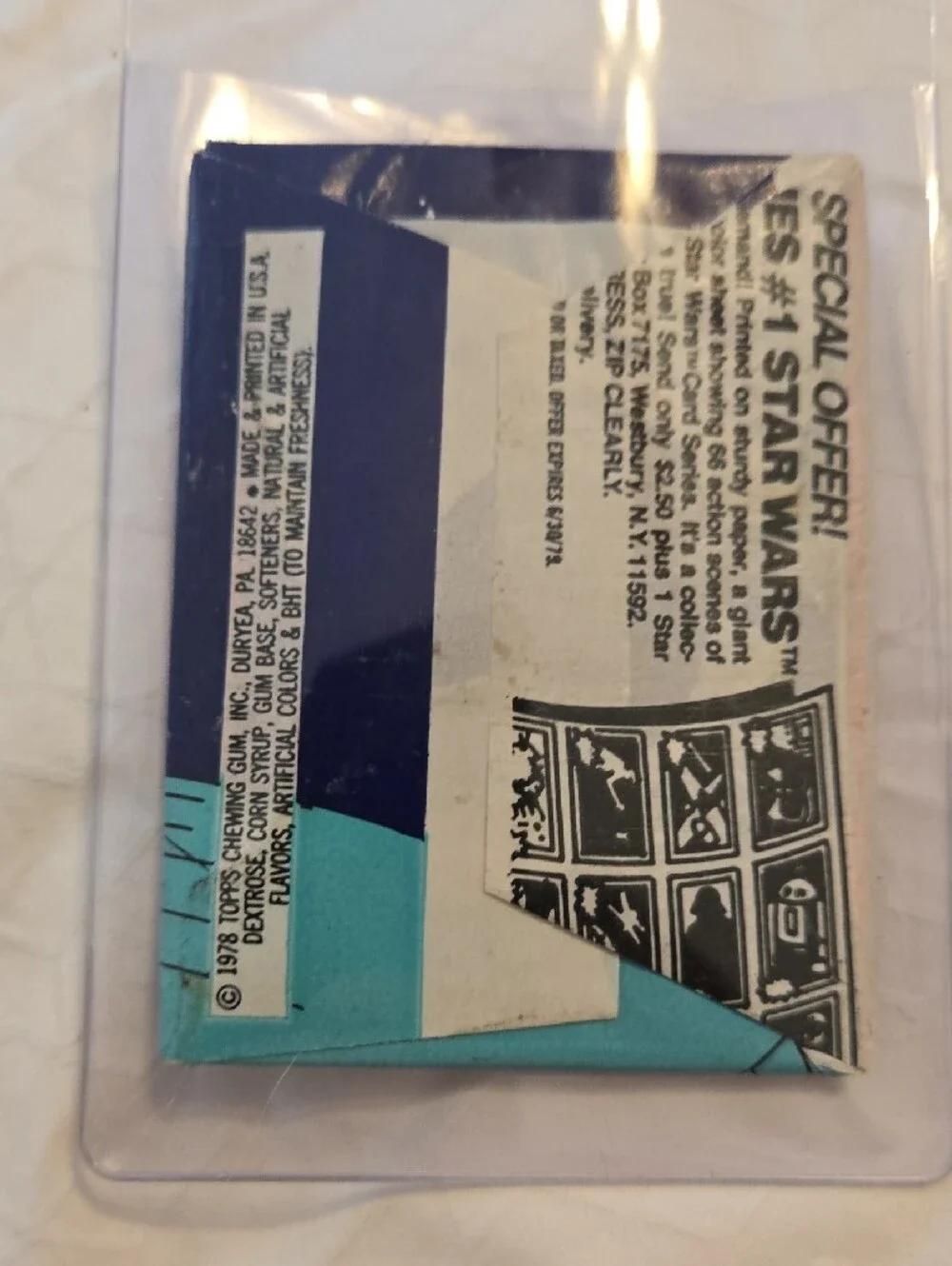1977 Star Wars Movie Photo Cards Pack - Blue & Orange Artwork